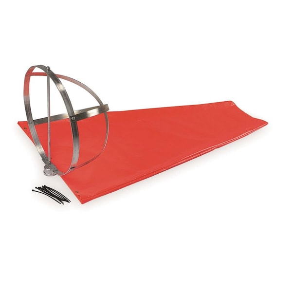 Heavy-Duty Wind Sock Kit, 4'L x 18"-dia.